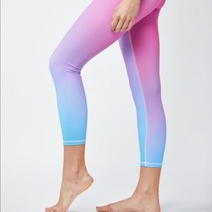 NWT DYI 7/8 High Waist Legging Multi Gradient (S)